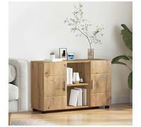 Cabinet Artisan oak 88.5x30.5x55.5cm Engineered Wood Matte Modern Storage Shelf