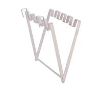 Cabinet Bag Holder - Folding Wire Waste Rack, Compact Portable Metal Organizer | Practical Space Saving Compost Bin Hanging Container for Bathroom Kitchen