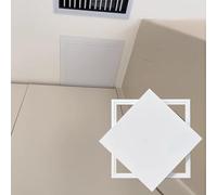 Cabinet Bathroom Ceiling Access Panel, Pop-Out Hidden Plumbing Inspection Hatch Inspection Door, White Modern Access Plate for Electrical Cables(19x19in(482x482mm))