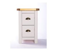 Cabinet Bits Argenta 2 Drawer Petite Bedside Table Brass Cup Handle