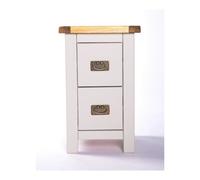 Cabinet Bits Argenta 2 Drawer Petite Bedside Table Brass Drop Handle