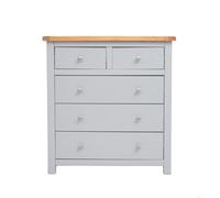 Cabinet Bits Argenta 5 Drawer Chest Of Drawers Chrome Knob