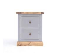 Cabinet Bits Biccari 2 Drawer Bedside Table Brass Knob