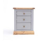 Cabinet Bits Biccari 3 Drawer Bedside Table Brass Knob