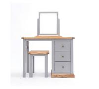 Cabinet Bits Biccari 3 Drawer Dressing Table Set Brass Knob