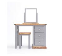 Cabinet Bits Biccari 3 Drawer Dressing Table Set Chrome Knob