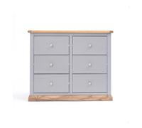 Cabinet Bits Biccari 6 Drawer Chest Of Drawers Chrome Knob