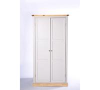 Cabinet Bits Bomporto 2 Door Wardrobe Chrome Knob