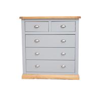 Cabinet Bits Bomporto 5 Drawer Chest Of Drawers Chrome Cup Handle
