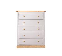 Cabinet Bits Bomporto 5 Drawer Chest Of Drawers Wood Knob