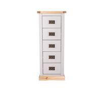 Cabinet Bits Bomporto 5 Drawer Narrow Chest Of Drawers Bras Drop Handle