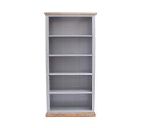 Cabinet Bits Bookcase with plinth 180x90x30cm in Grey | Size: 180 x 90 x 30 cm Cabinet Bits Grey 180 x 90 x 30 cm