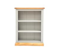 Cabinet Bits Bookcase with Plinth 90x70x25cm in Light Grey | Size: 90 x 70 x 25 cm Cabinet Bits Light Grey 90 x 70 x 25 cm