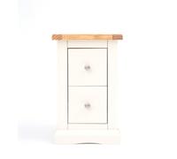 Cabinet Bits Castelli 2 Drawer Petite Bedside Table Chrome Knob