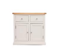 Cabinet Bits Castelli Off-White 2 Drawer 2 Door Sideboard Chrome Knob Cabinet Bits Off-White