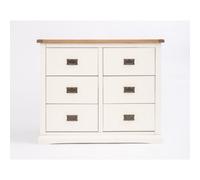 Cabinet Bits Cosenza 6 Drawer Chest Of Drawers Bras Drop Handle