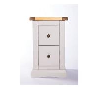 Cabinet Bits Loreo 2 Drawer Petite Bedside Table Brass Knob