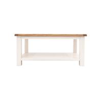 Cabinet Bits Lovere Off White Coffee Table With Shelf