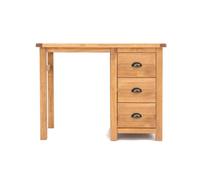 Cabinet Bits Lugo 3 Drawer Desk - Dressing Table Brass Cup Handle