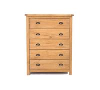 Cabinet Bits Lugo 5 Drawer Chest Of Drawers Brass Cup Handle