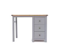 Cabinet Bits Mirano 3 Drawer Desk - Dressing Table Brass Knob