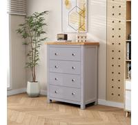 Cabinet Bits Mirano 4 Drawer Chest Of Drawers Chrome Knob