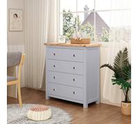 Cabinet Bits Mirano 4 Drawer Chest Of Drawers Chrome Knob