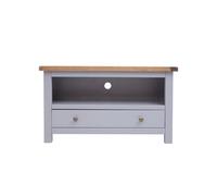 Cabinet Bits Mirano Grey 1 Drawer Tv Cabinet Brass Knob