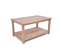 Cabinet Bits Montese Light Wood Coffee Table With Shelf
