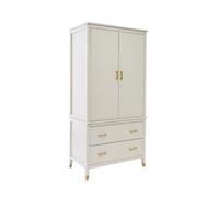 Cabinet Bits Palazzi 2+2 Wardrobe White H185 W90 D55Cm