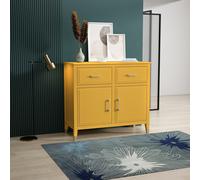 Cabinet Bits Palazzi 2 Door 2 Drawer Sideboard in Mustard Cabinet Bits Mustard