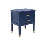 Cabinet Bits Palazzi 2 Drawer Bedside Table in Navy Cabinet Bits Navy