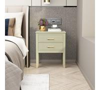 Cabinet Bits Palazzi 2 Drawer Bedside Table Teal