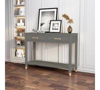 Cabinet Bits Palazzi 2 Drawer Console Table Grey