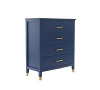 Cabinet Bits Palazzi 4 Drawer Chest of Drawers in Navy Cabinet Bits Navy