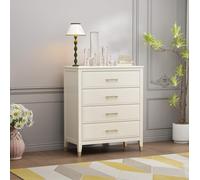 Cabinet Bits Palazzi 4 Drawer Chest of Drawers in Off-White Cabinet Bits Off-White