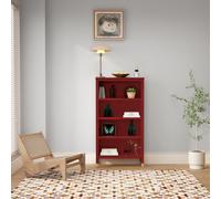 Cabinet Bits Palazzi Bookcase H127 W69 D25Cm - Red