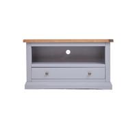 Cabinet Bits Rocca Grey 1 Drawer TV Cabinet Brass Knob Cabinet Bits Grey