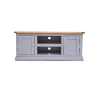 Cabinet Bits Rocca Grey 2 Door TV Cabinet Chrome Knob Cabinet Bits Grey