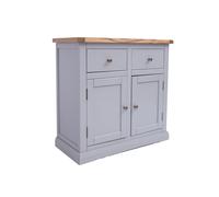 Cabinet Bits Rocca Grey 2 Drawer 2 Door Sideboard Brass Knob Cabinet Bits Grey