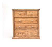 Cabinet Bits Salerno 5 Drawer Chest Of Drawers Chrome Knob