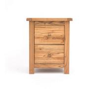 Cabinet Bits Trivento 2 Drawer Bedside Table Brass Knob