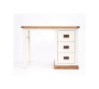 Cabinet Bits Tropea 3 Drawer Desk - Dressing Table Brass Drop Handle