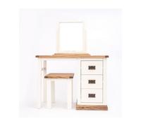 Cabinet Bits Tropea 3 Drawer Dressing Table Set Brass Drop Handle