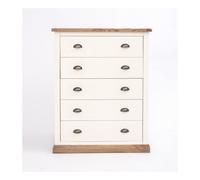 Cabinet Bits Tropea 5 Drawer Chest Of Drawers Brass Cup Handle