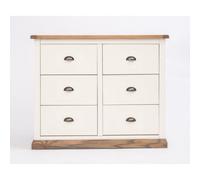 Cabinet Bits Tropea 6 Drawer Chest Of Drawers Brass Cup Handle