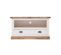 Cabinet Bits Tropea Off White 1 Drawer Tv Cabinet Brass Cup Handle