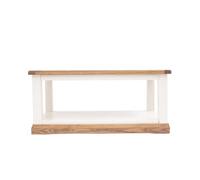 Cabinet Bits Tropea Off White Coffee Table With Shelf