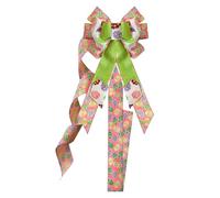 Cabinet Bows,Easter Egg Print Holiday Wreaths | Holiday Cabinet Bows - for Seasonal Celebration Home Bedroom Party Festive Gathering