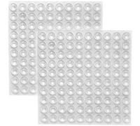 Cabinet Bumpers Drawer Bumpers Pads ，Self-Adhesive Clear Rubber Feet Tiny Bumpons for Furniture Table Laptop 200 PCS